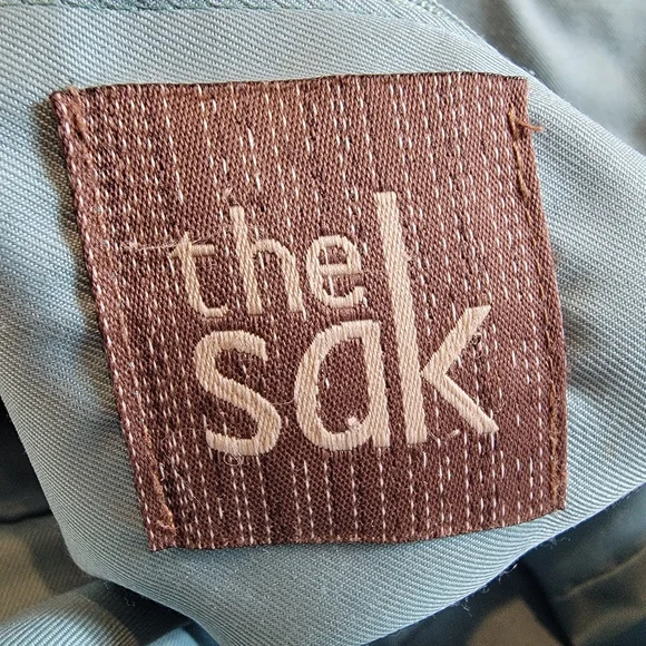 The Sak Crochet Striped Tote Bag with Braided Handles Coastal Boho Style - Picture 11 of 16